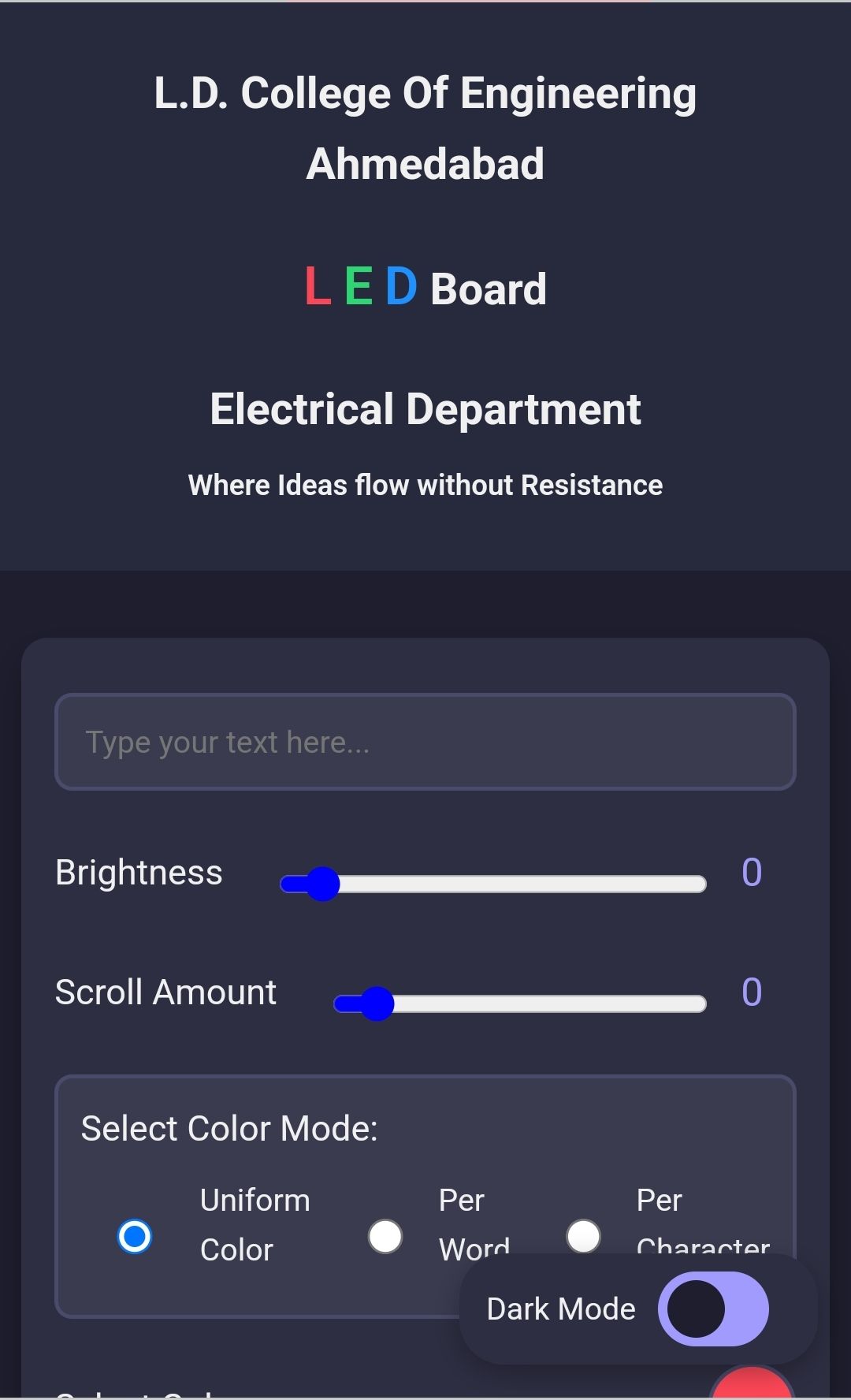 Web UI on ESP32