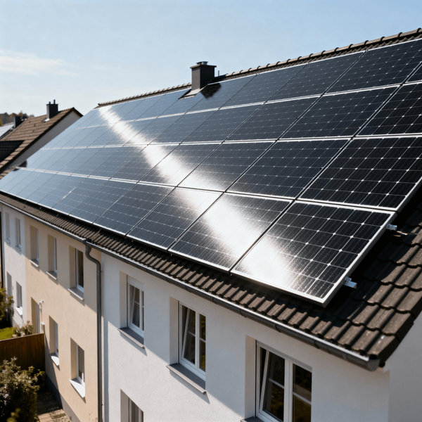 Bestandshaus mit PV-Nachrüstung