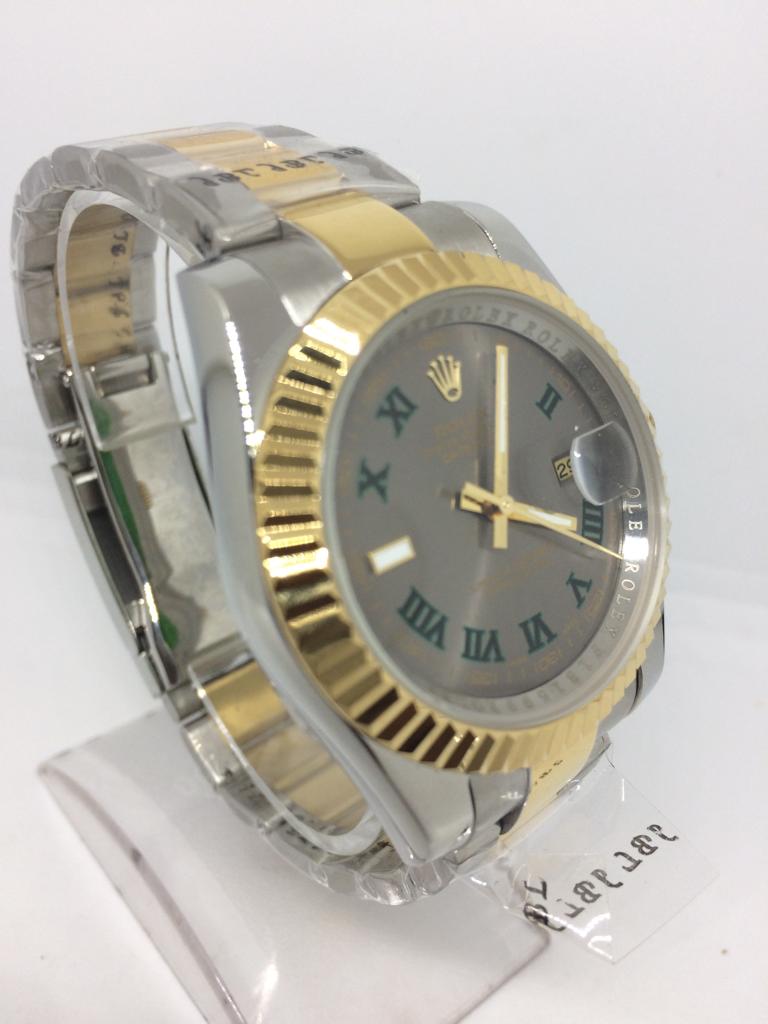 Rolex Datejust II Wimbledon 41mm Steel & Gold Oyster Bracelet — view 2