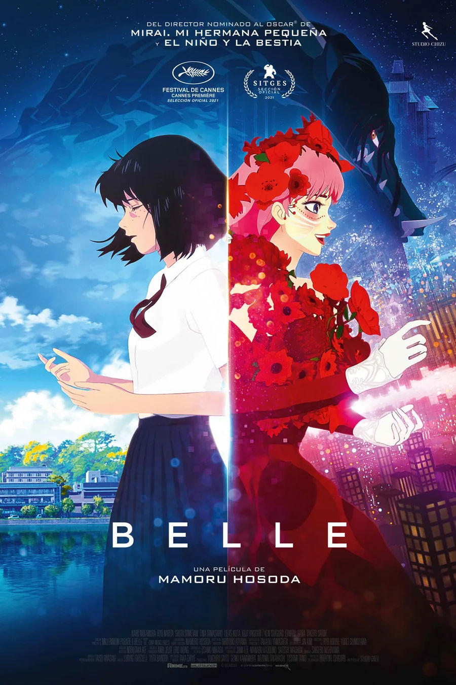 Poster de la película Belle (Mamoru Hosoda, 2021)