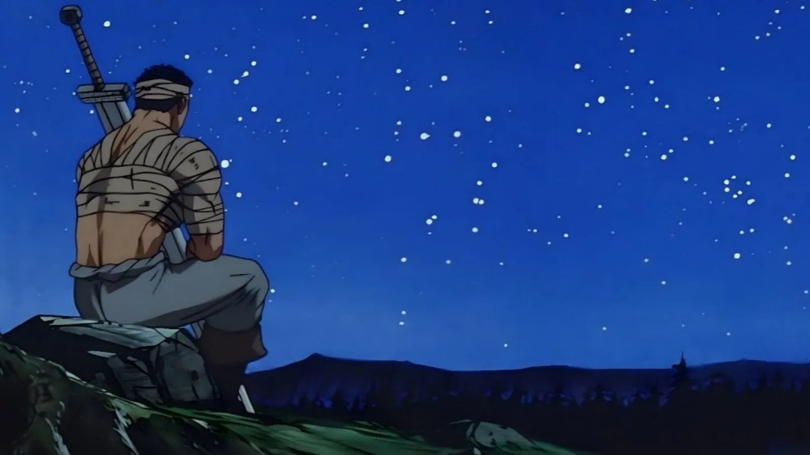 Imagen de Guts en el anime de 1997