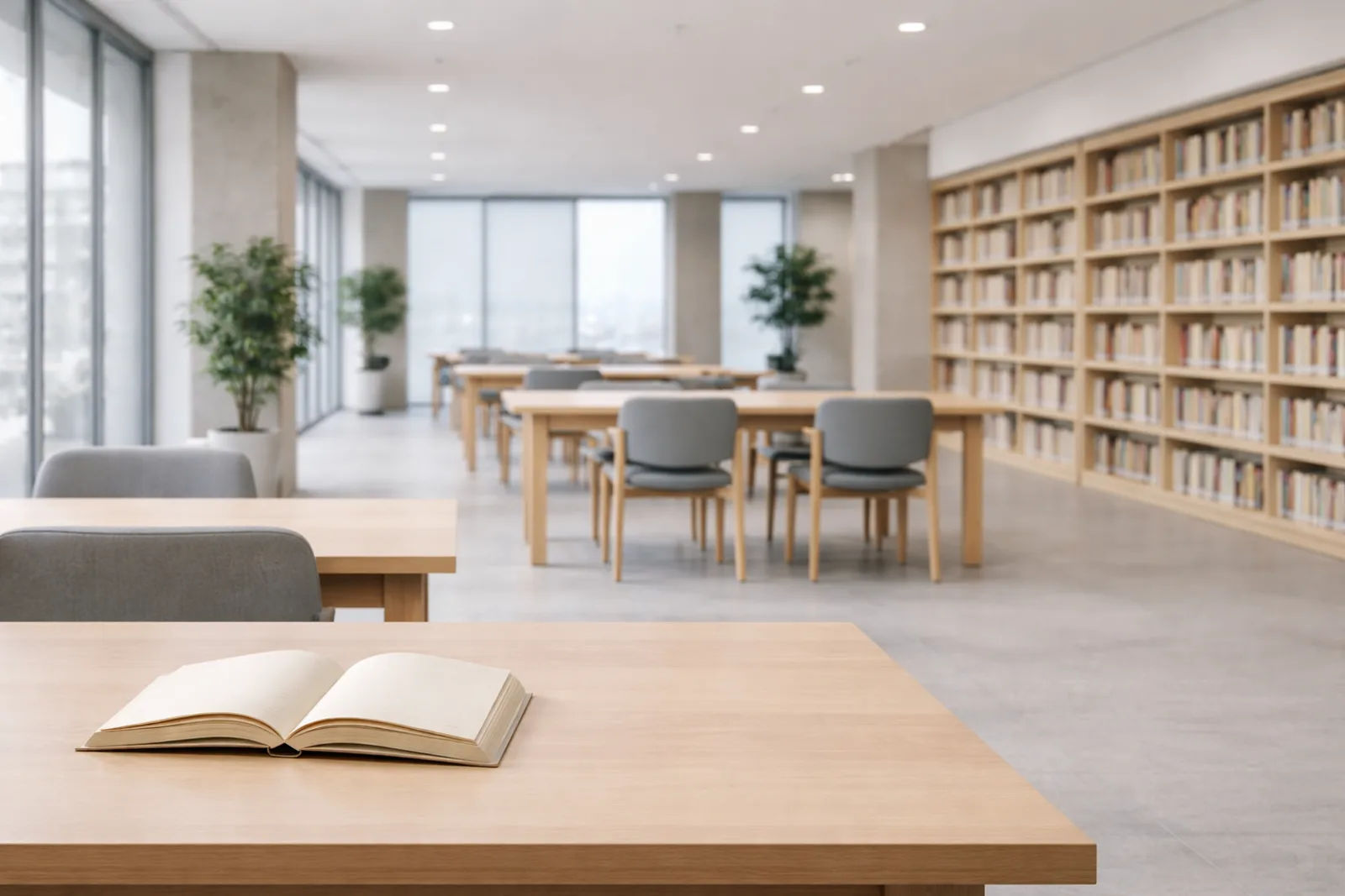 Espacio cultural contemporáneo en Barcelona con ambiente de lectura y reflexión, asociado a un encuentro literario