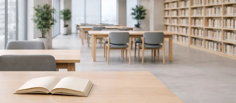 Espacio cultural contemporáneo en Barcelona con ambiente de lectura y reflexión, asociado a un encuentro literario