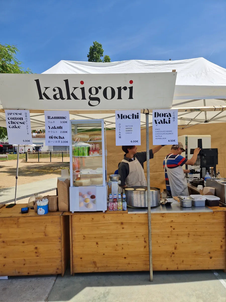 Área comercial del evento