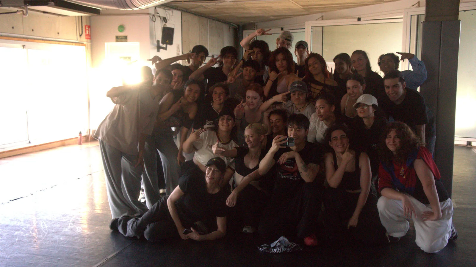 Foto de grupo tras la masterclass