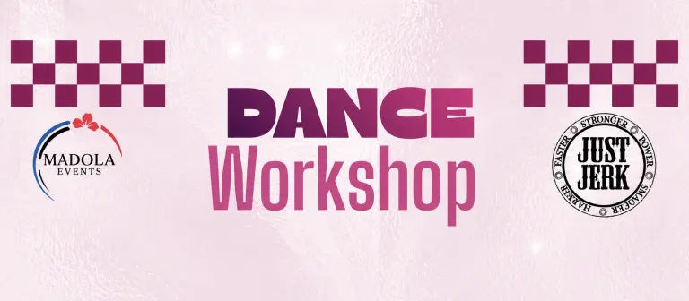 Cartel promocional Madola Dance Workshop con Gunmin & Jho