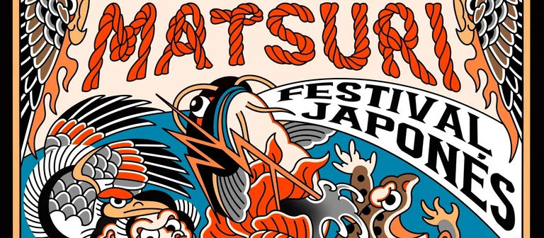Cartel Festival Matsuri Barcelona 2026 por Jun Chihara