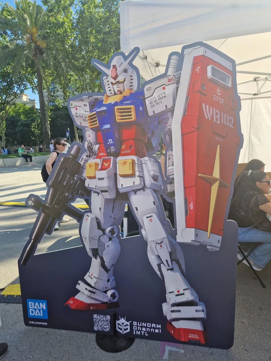Área de talleres del evento