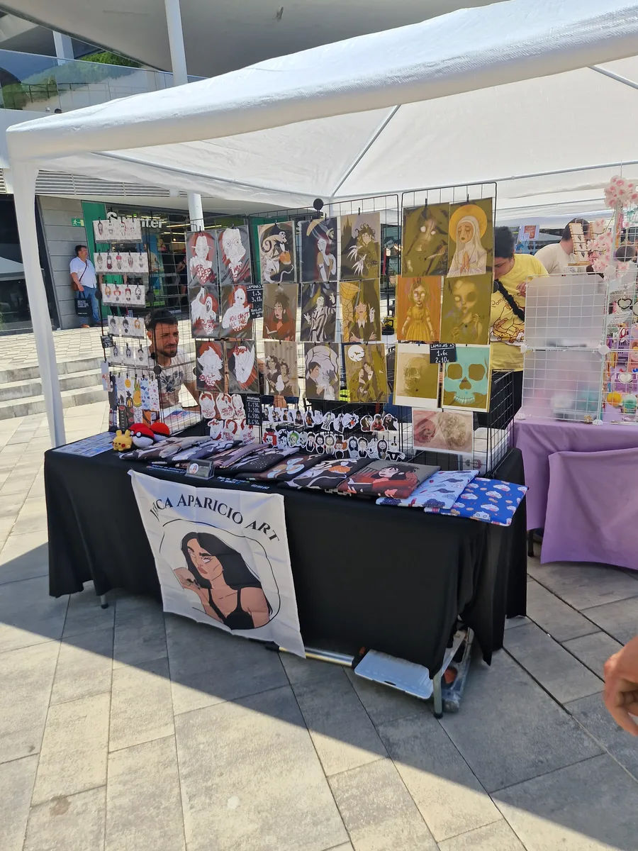 Área comercial del evento