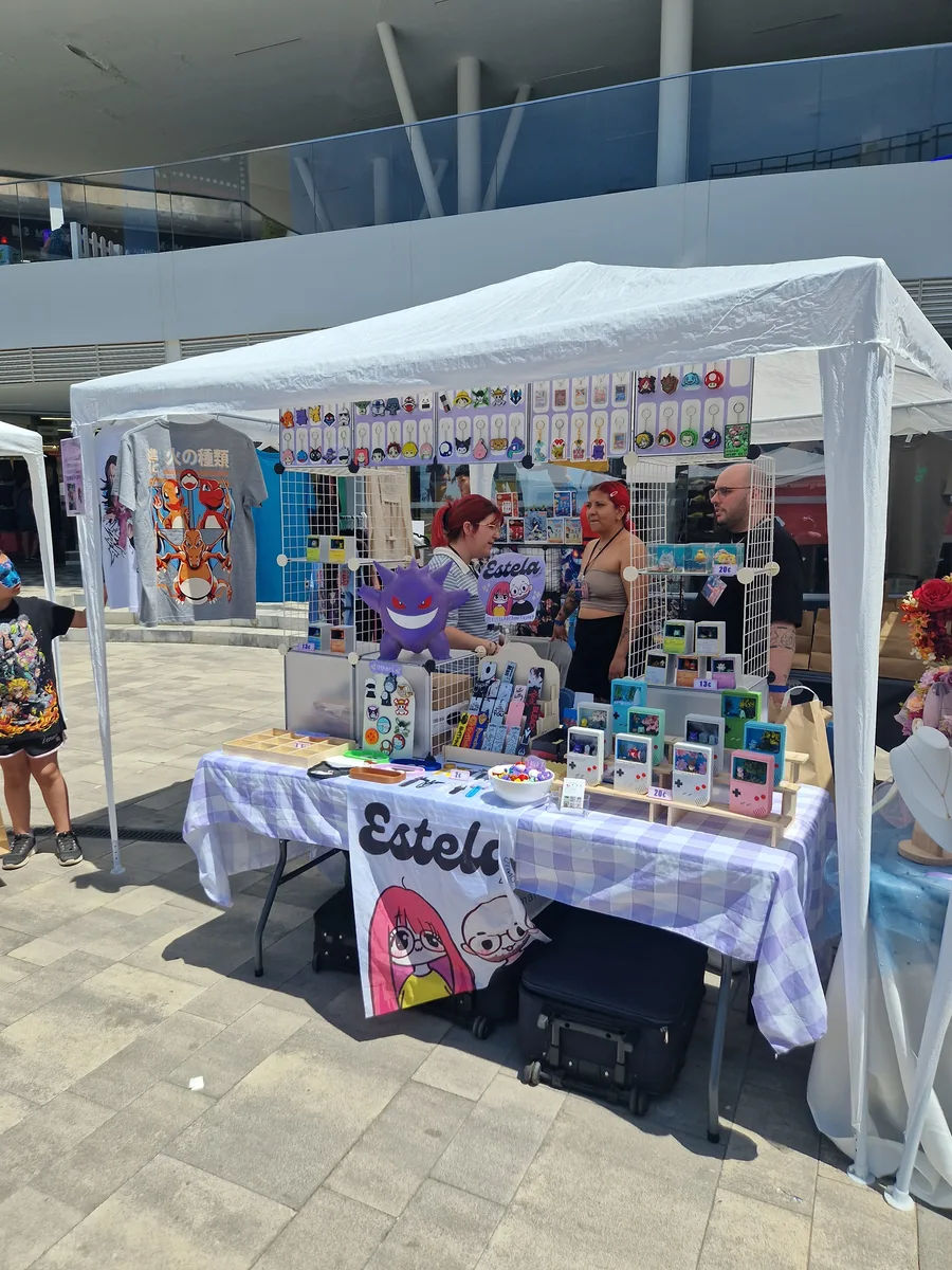 Área comercial del evento