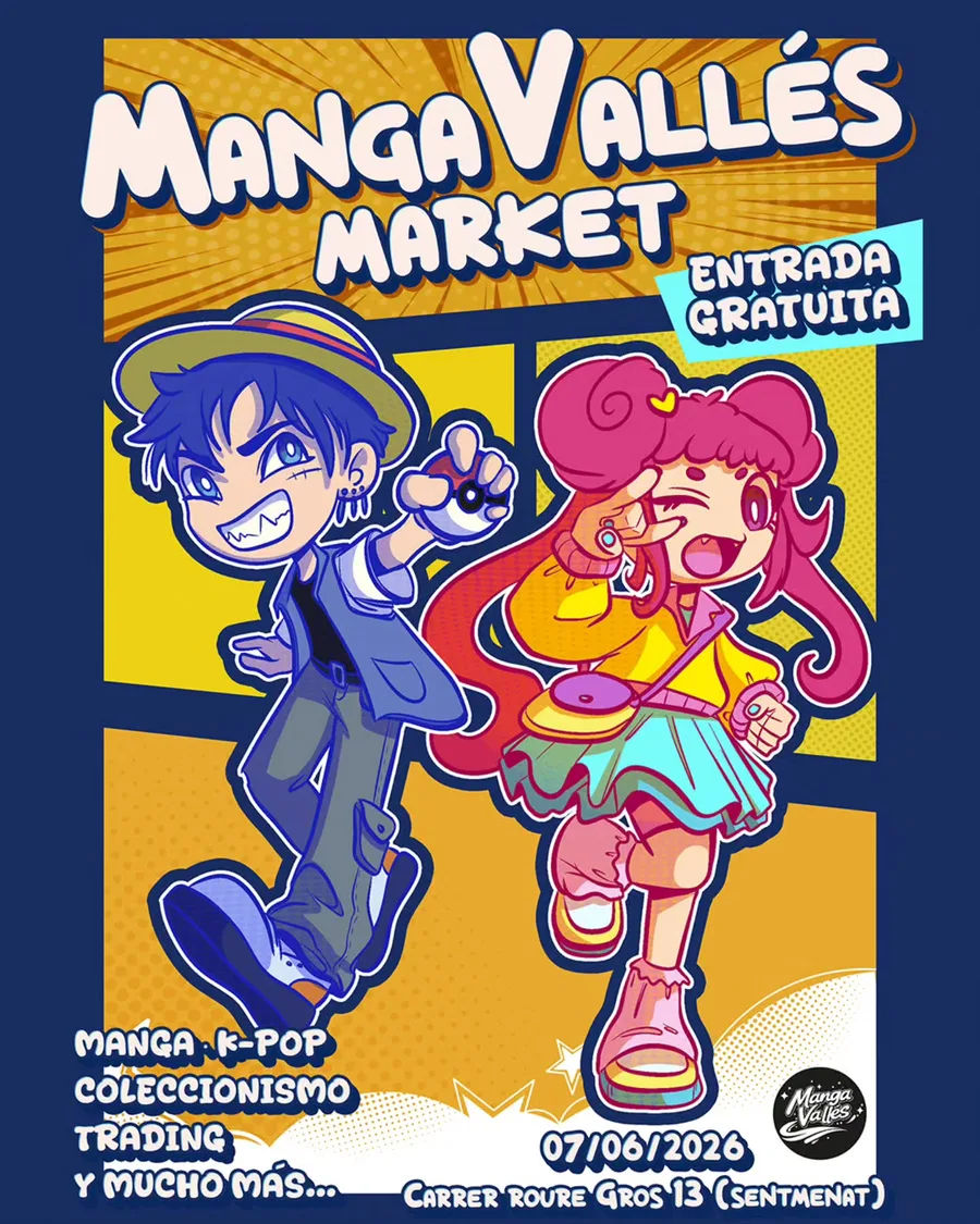 Cartel promocional de MangaVallès en Sentmenat