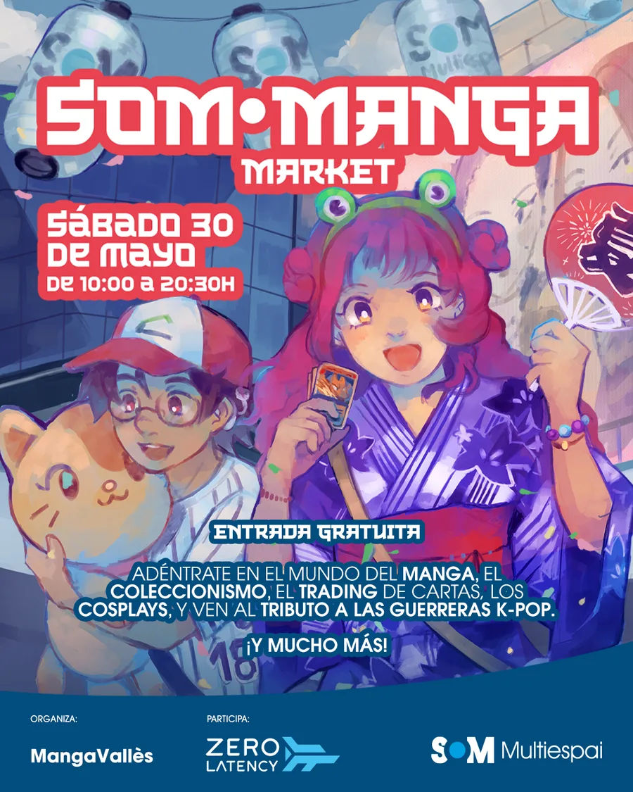 Cartel SOM Manga Market en Nou Barris