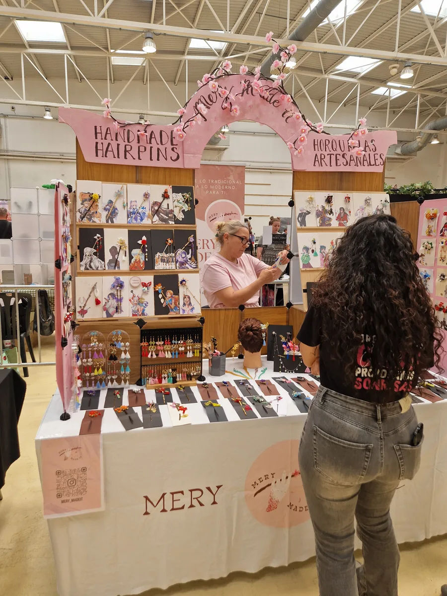 Área comercial del evento