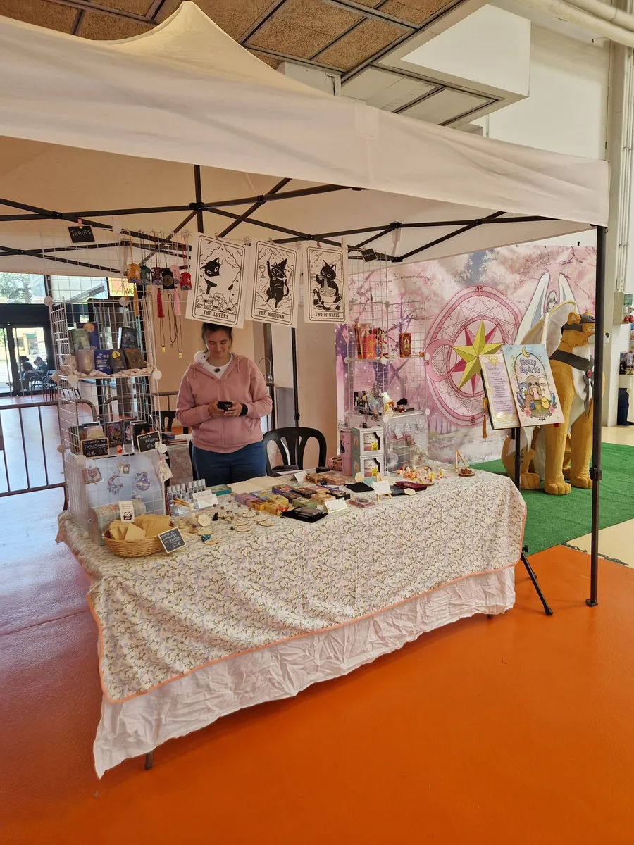 Área comercial del evento