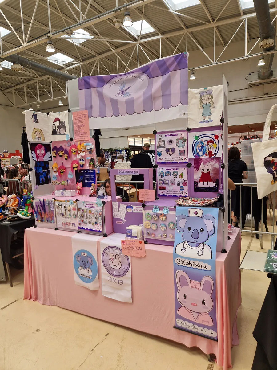 Área comercial del evento