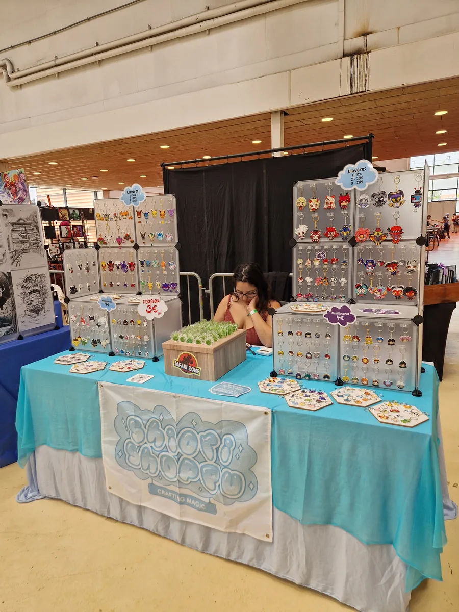 Área comercial del evento