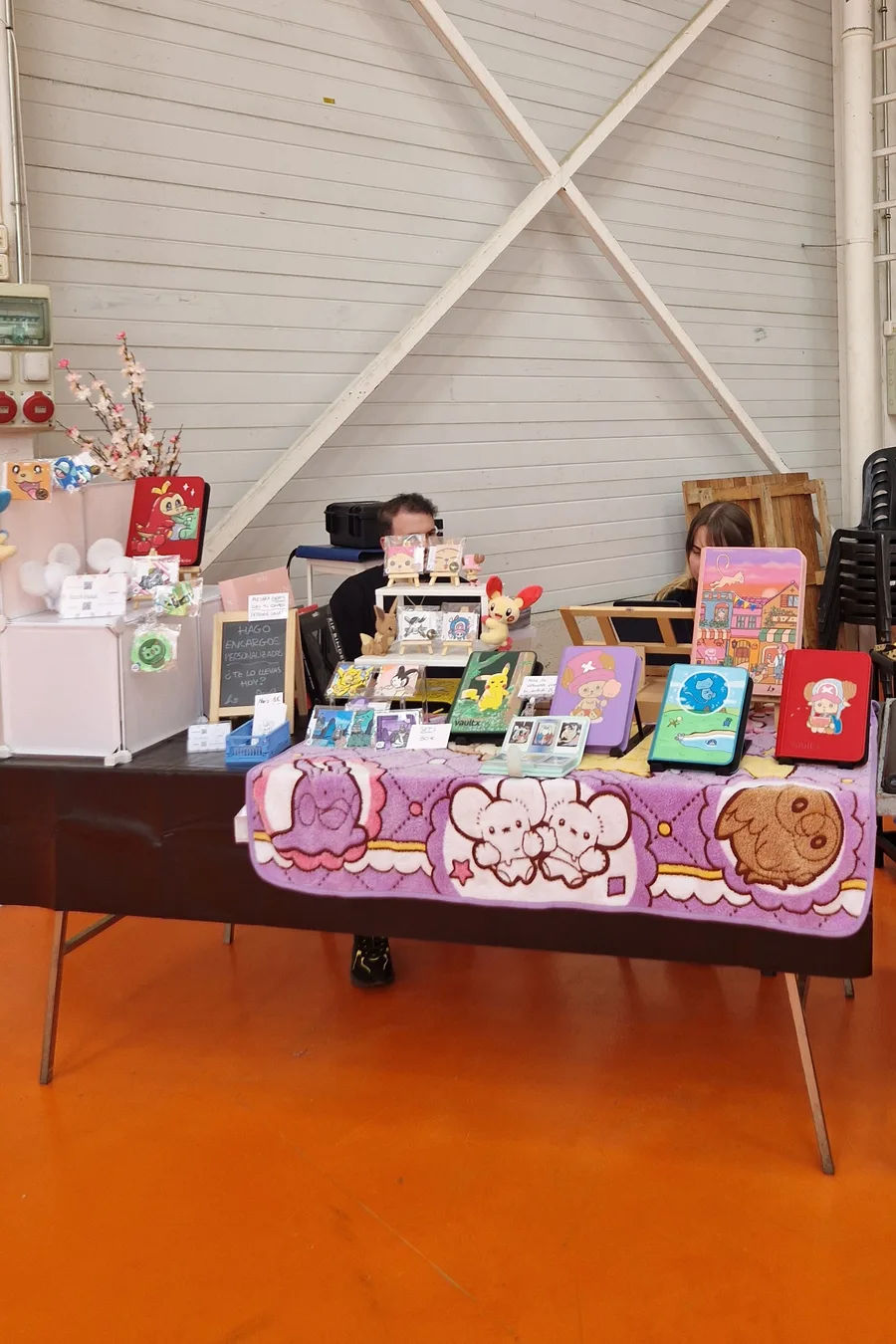 Área comercial del evento