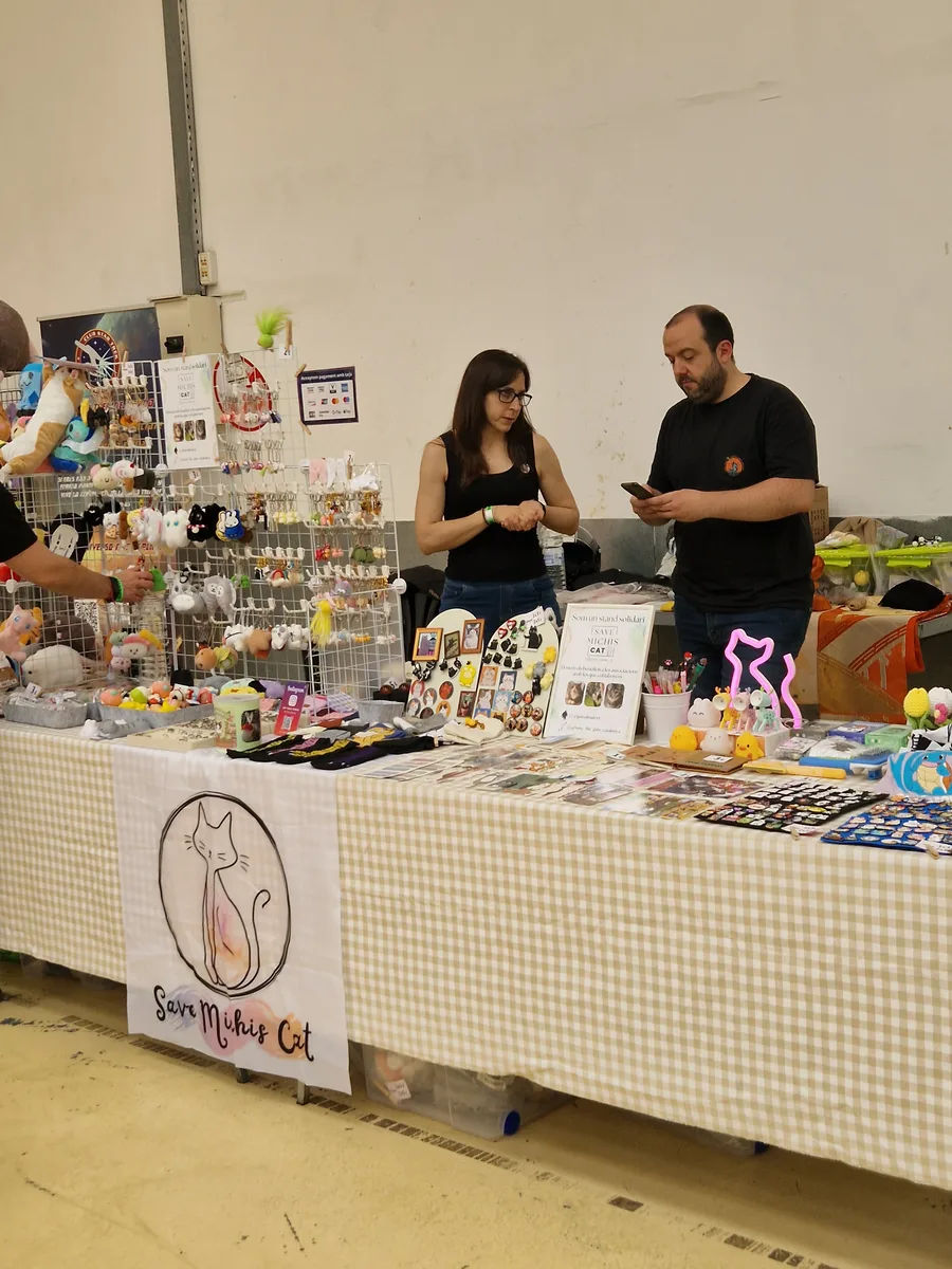Área comercial del evento