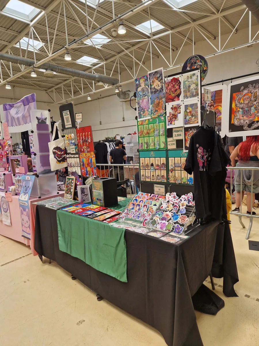 Área comercial del evento