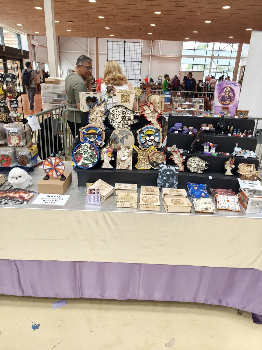 Área comercial del evento
