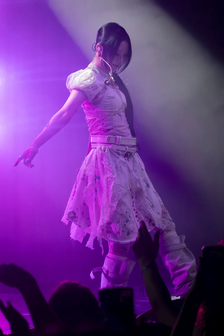 Yves durante su concierto en Sala Apolo de Barcelona