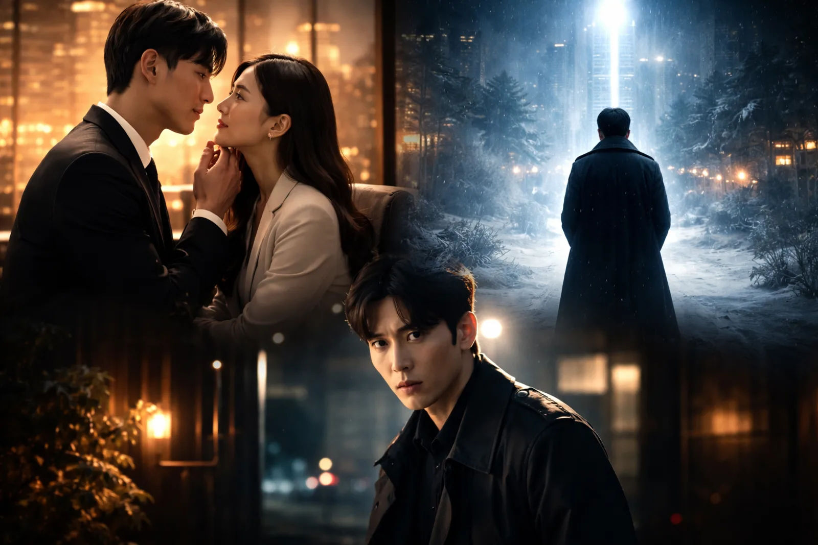 Collage de kdramas recomendados para empezar con escenas de romance, fantasía y thriller