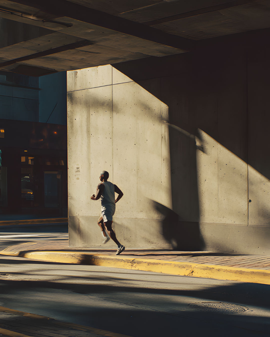 YRC runners on course during an event