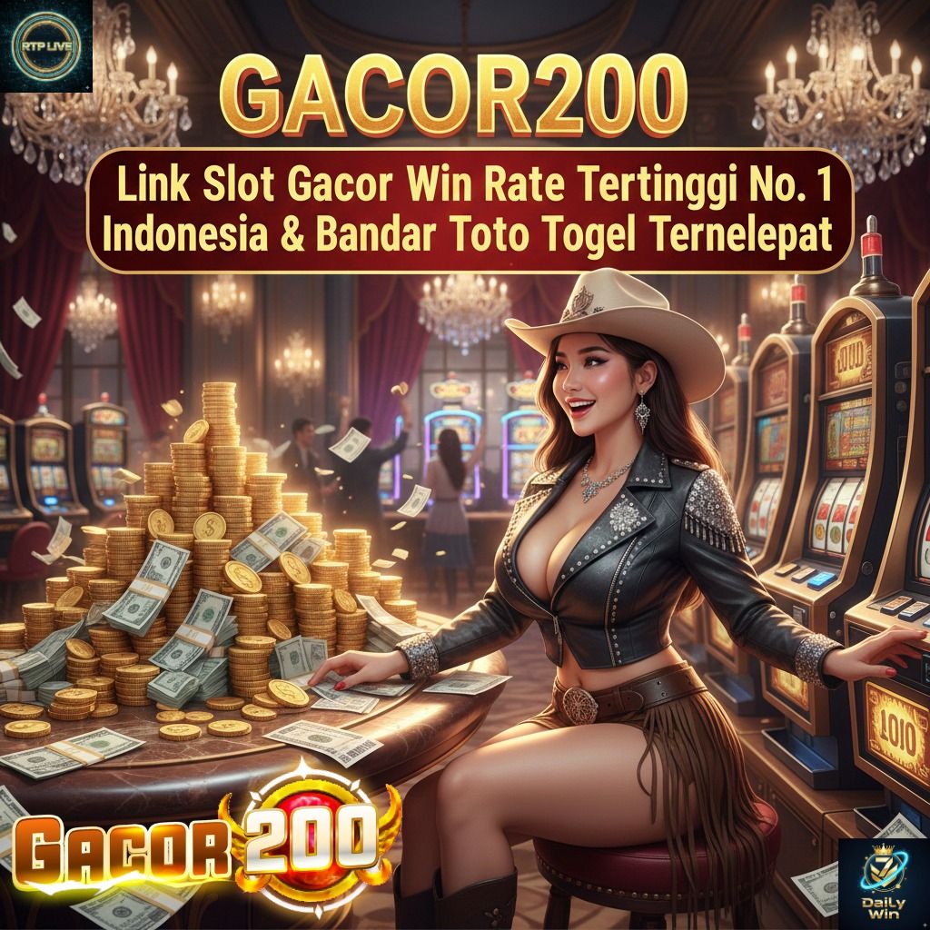 GACOR200 Link Slot Gacor Win Rate Tertinggi No. 1 Indonesia & Bandar Toto Togel Terlengkap image 1