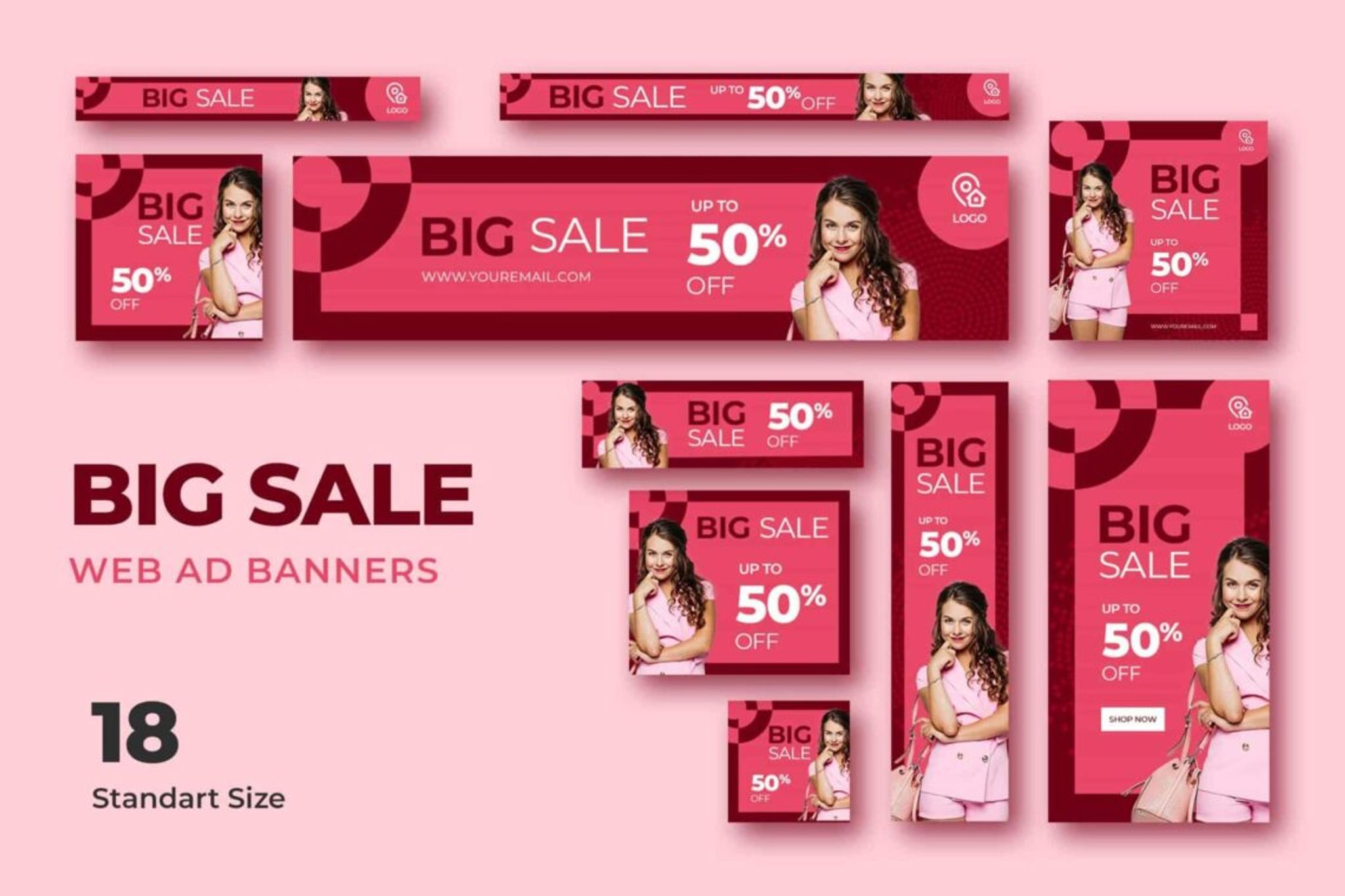 Big Sale Fashion Web Banner Big Sale Fashion Web Banner