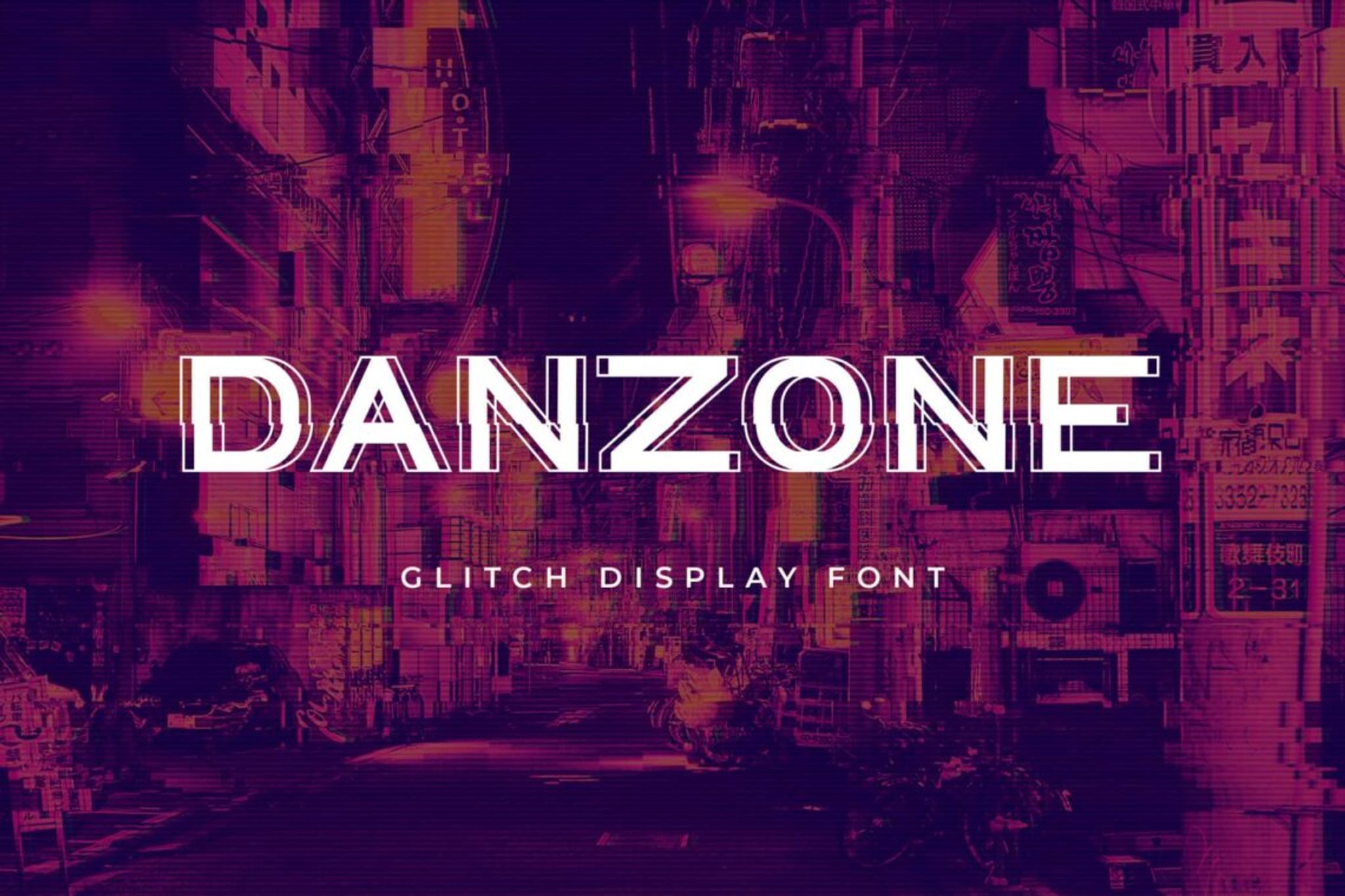 Danzone Sans Serif Display Font - retro t shirt font