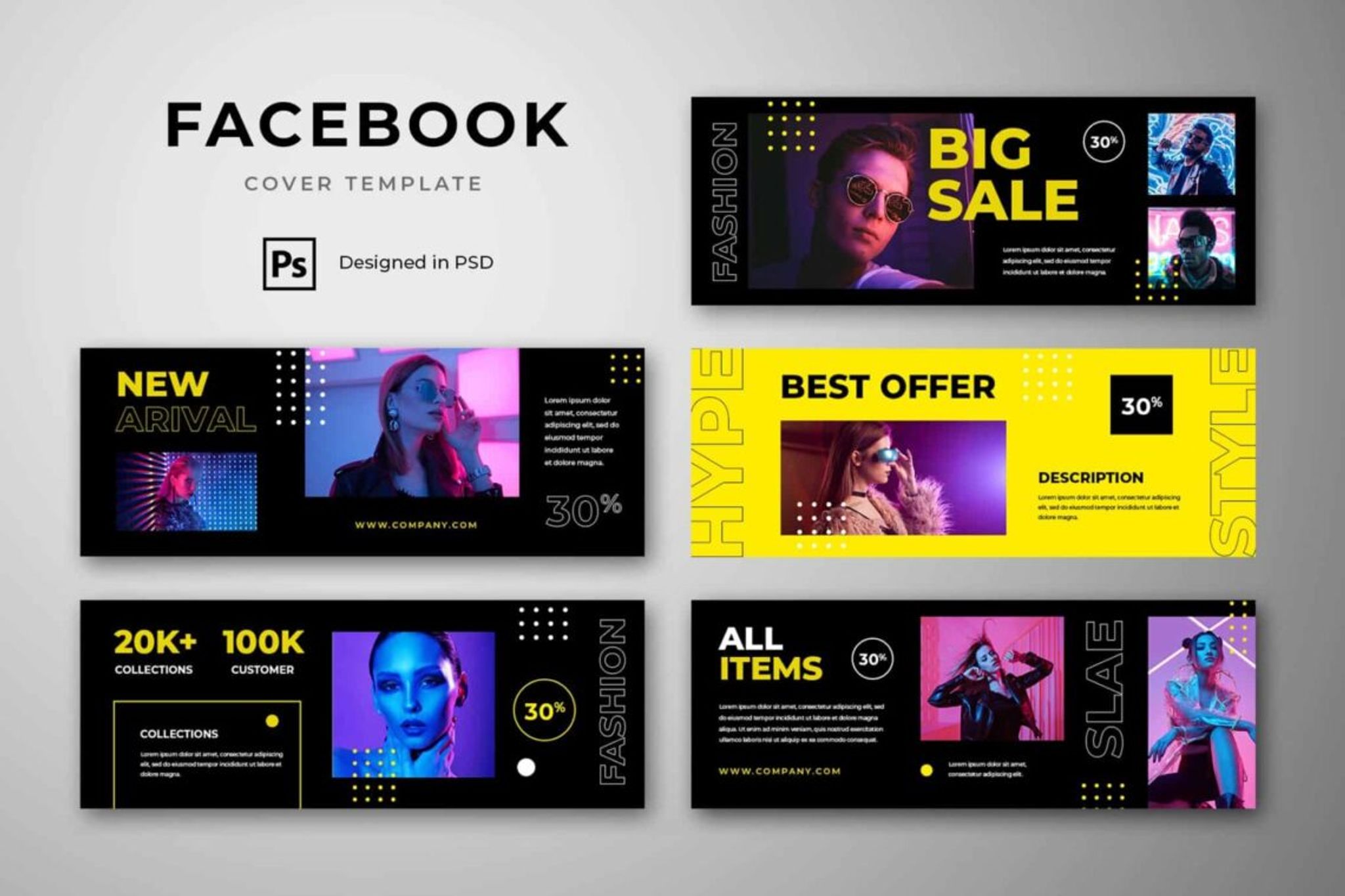 Future Fashion Design Facebook Cover