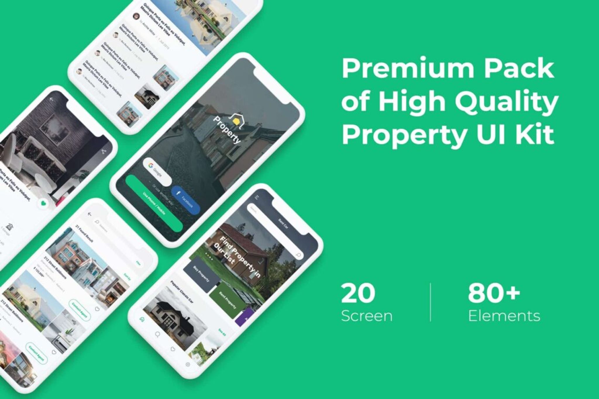 Property App Mobile UI KIT