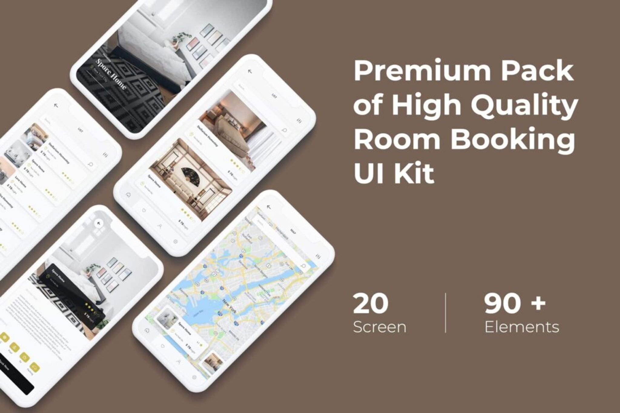 Room Booking App Mobile UI KIT
