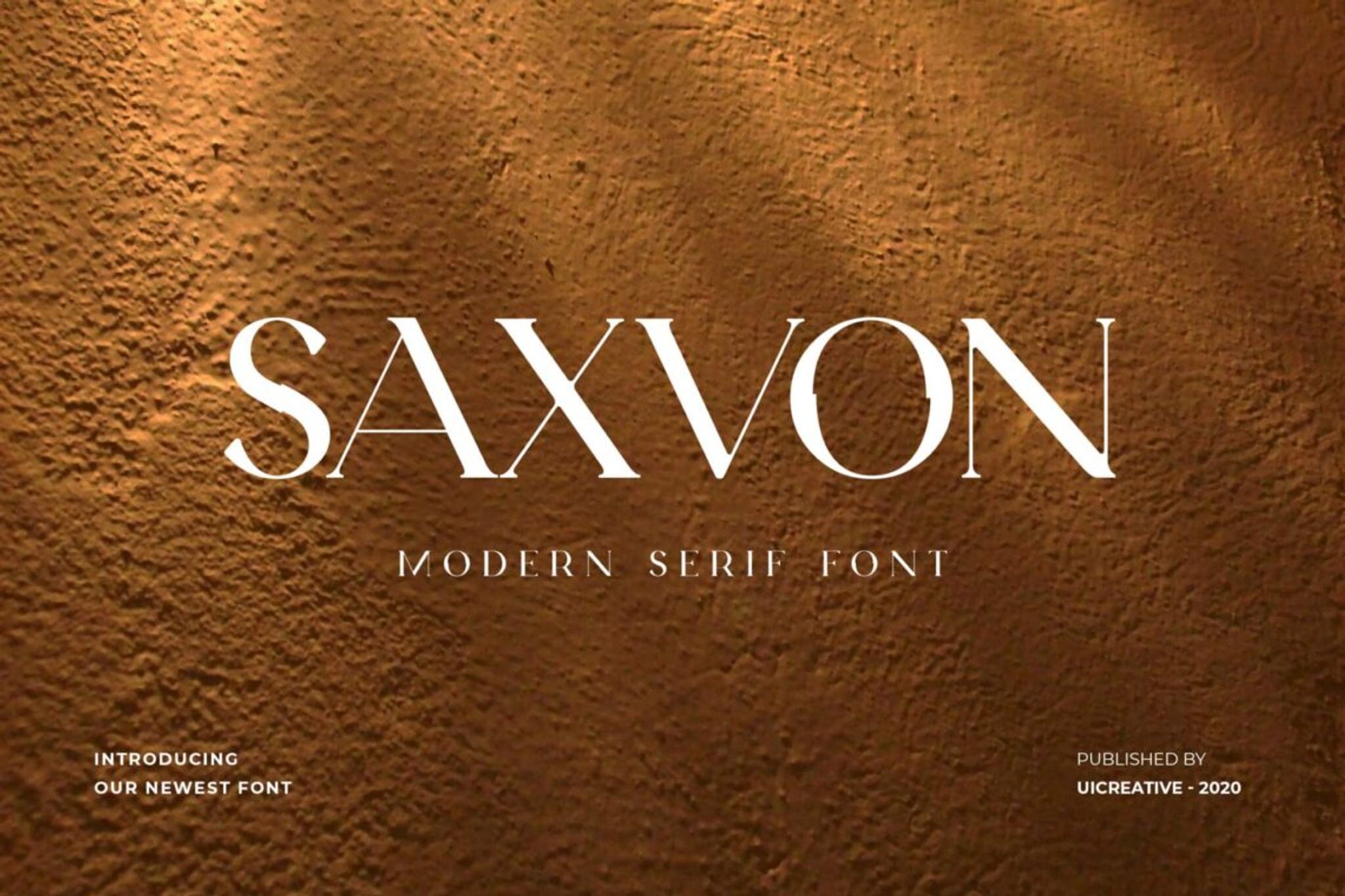 Saxvon Serif Display Font - display font examples
