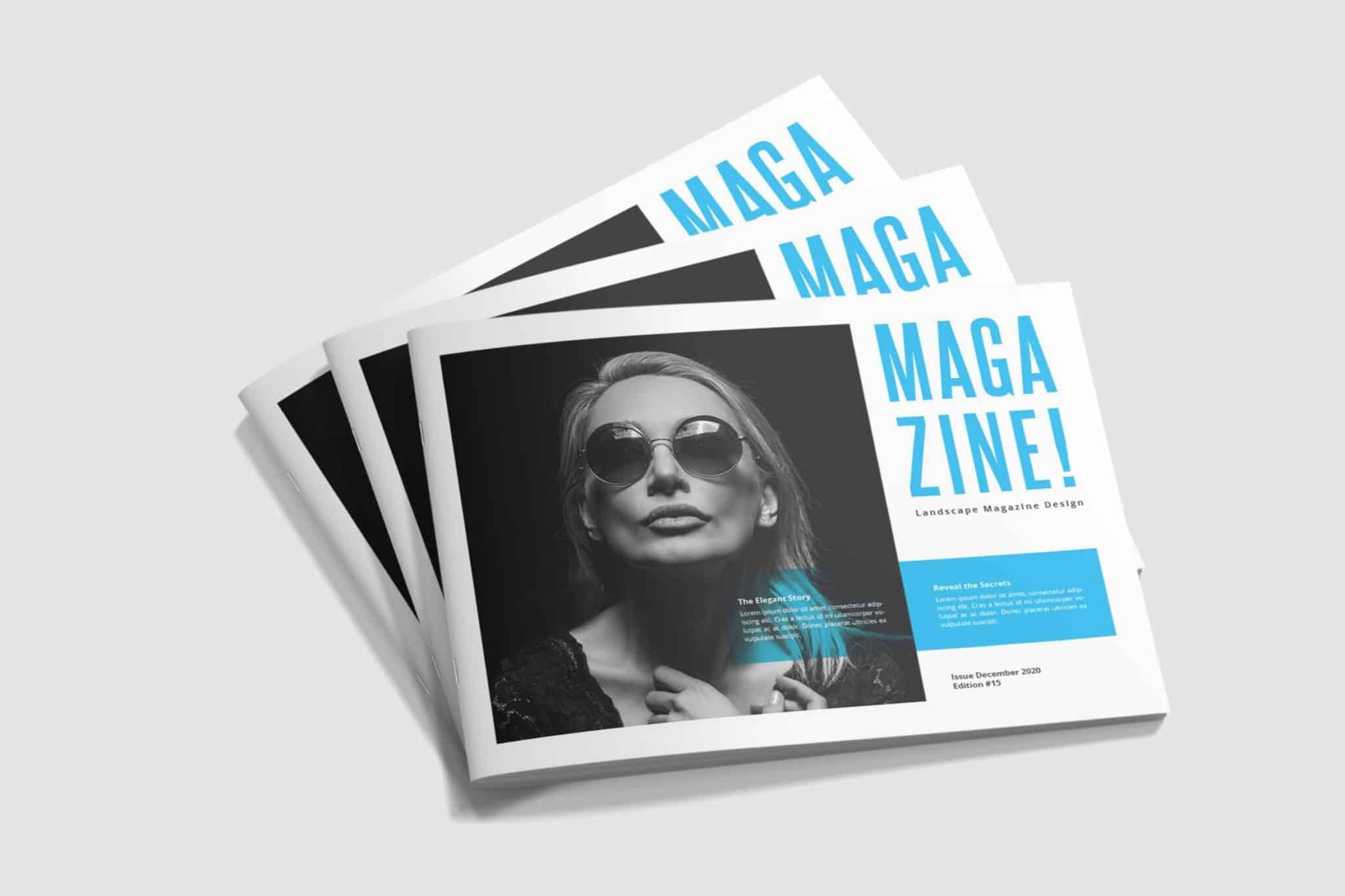 Style Photography Landscape Magazine how to choose magazine template - Style Photography Landscape Magazine