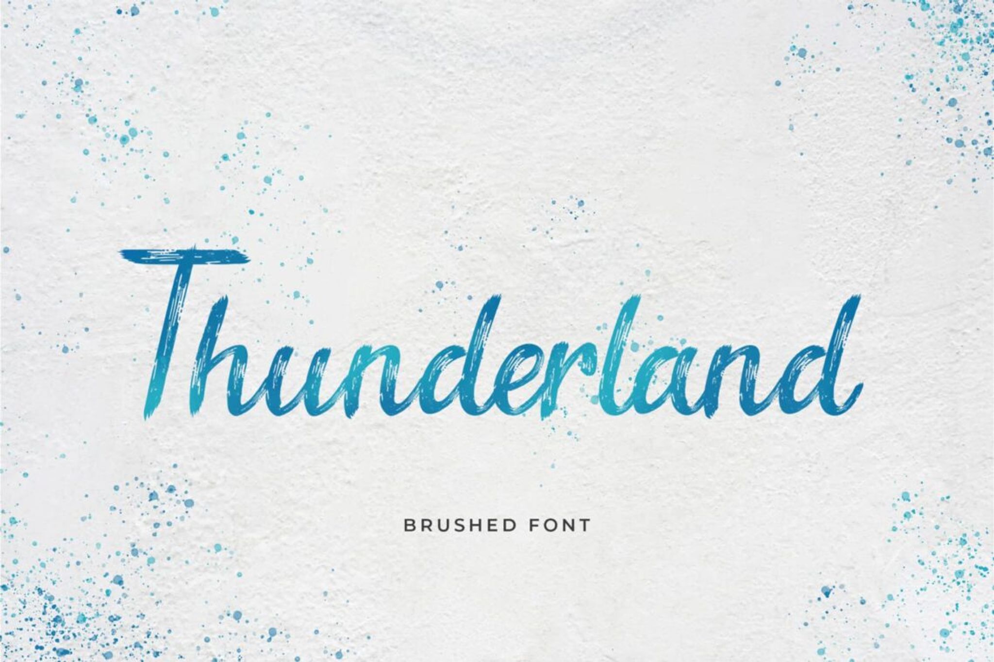 Thunderland Brush Handwritten Font