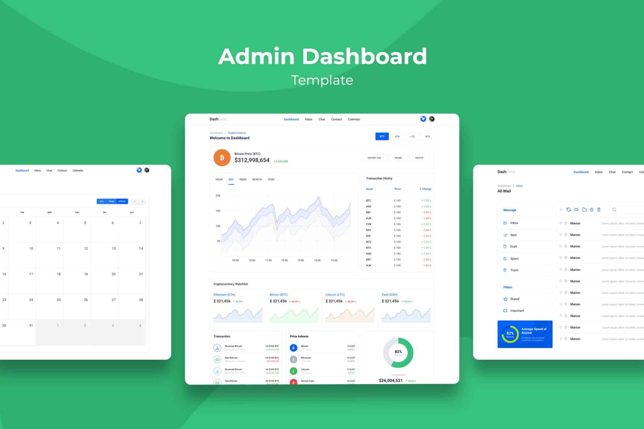 Admin Dashboard – Cryptocurrency Statistics