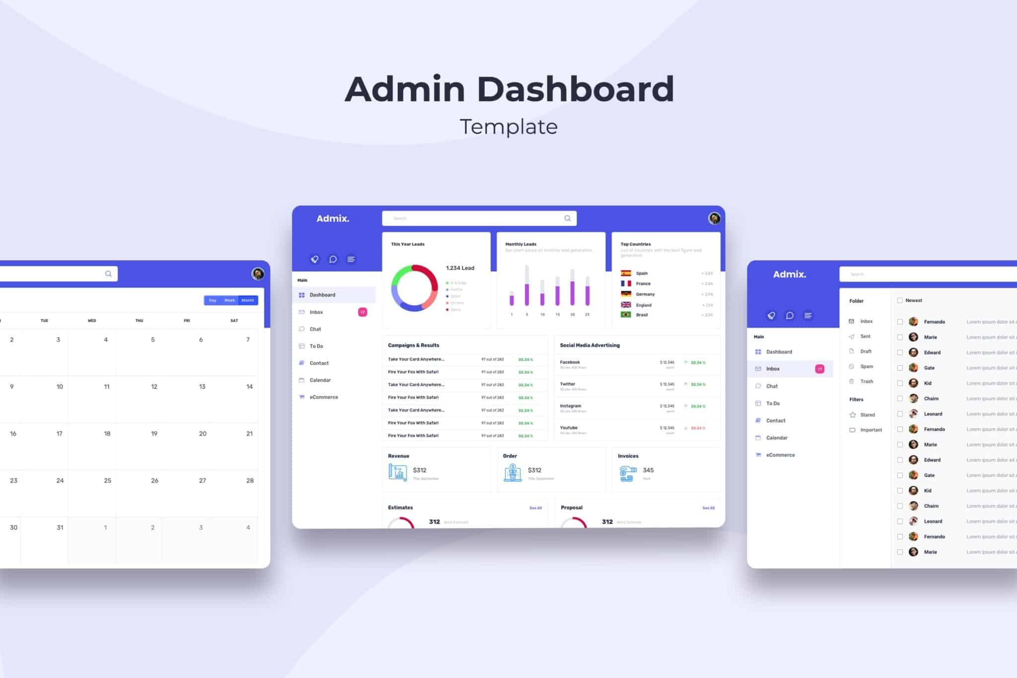 Admin Dashboard – Social Media Advertising - what is admin dashboard