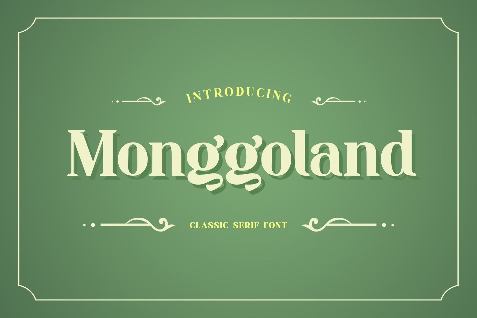 Monggoland Elegant Serif Font