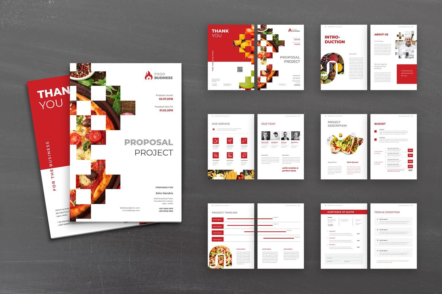Proposal – Food Business Planner