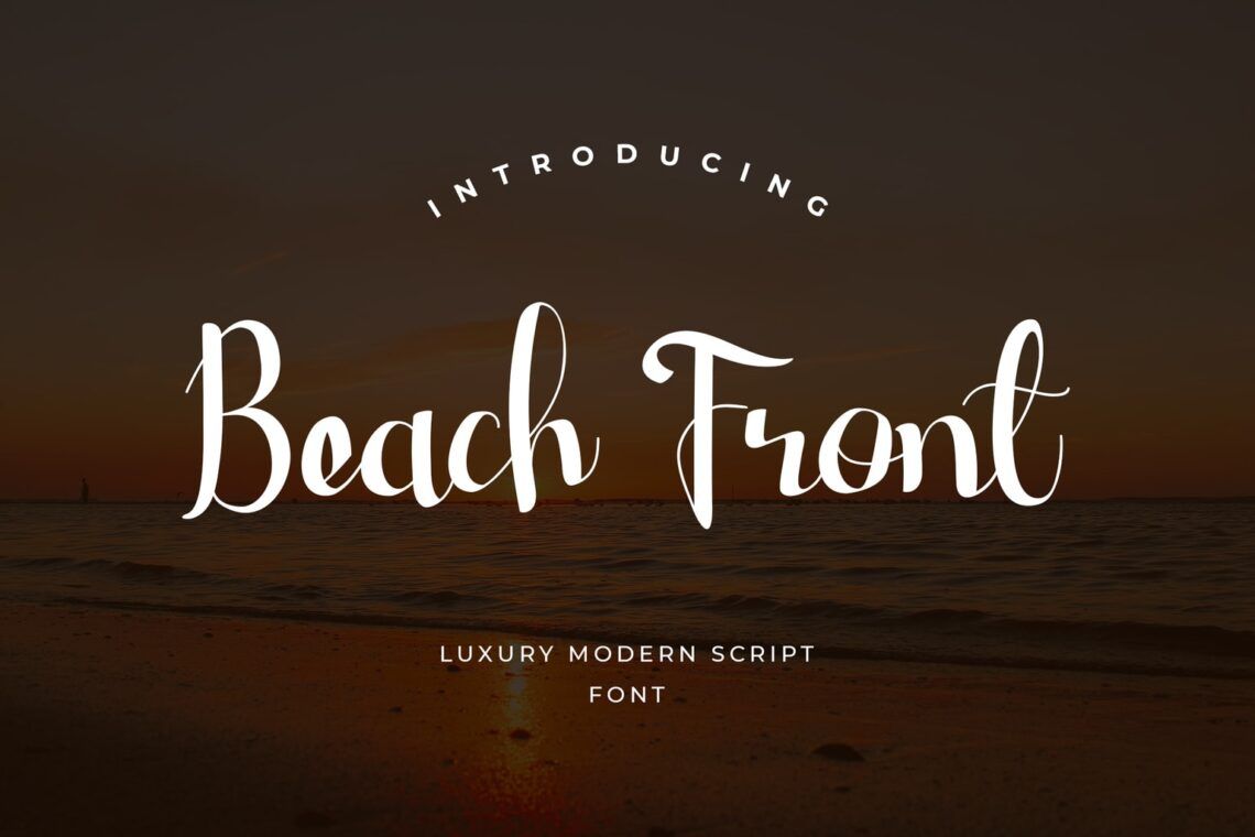 Beach Front Script Handwritten Font