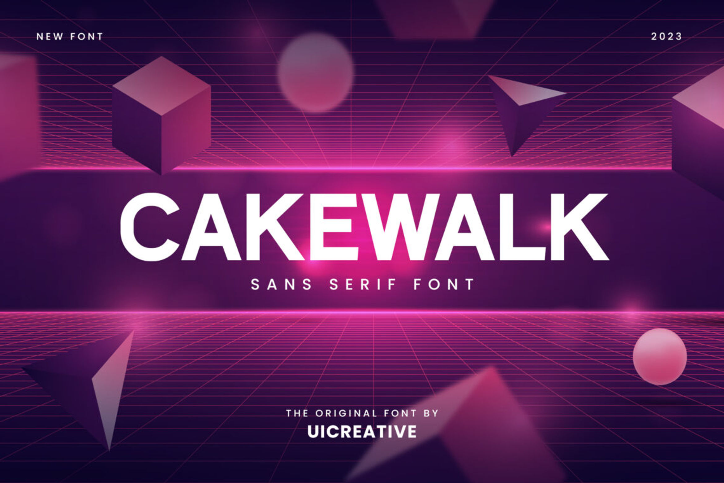 Cakewalk Sans Serif Font