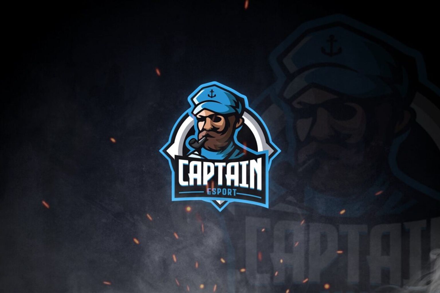 Esport Logo – Conqueror Captain - logo esport maker for gaming 