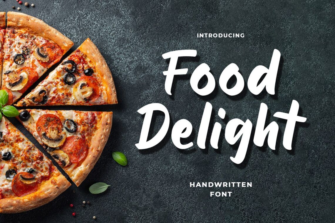 Food Delight Script and Handwritten Font