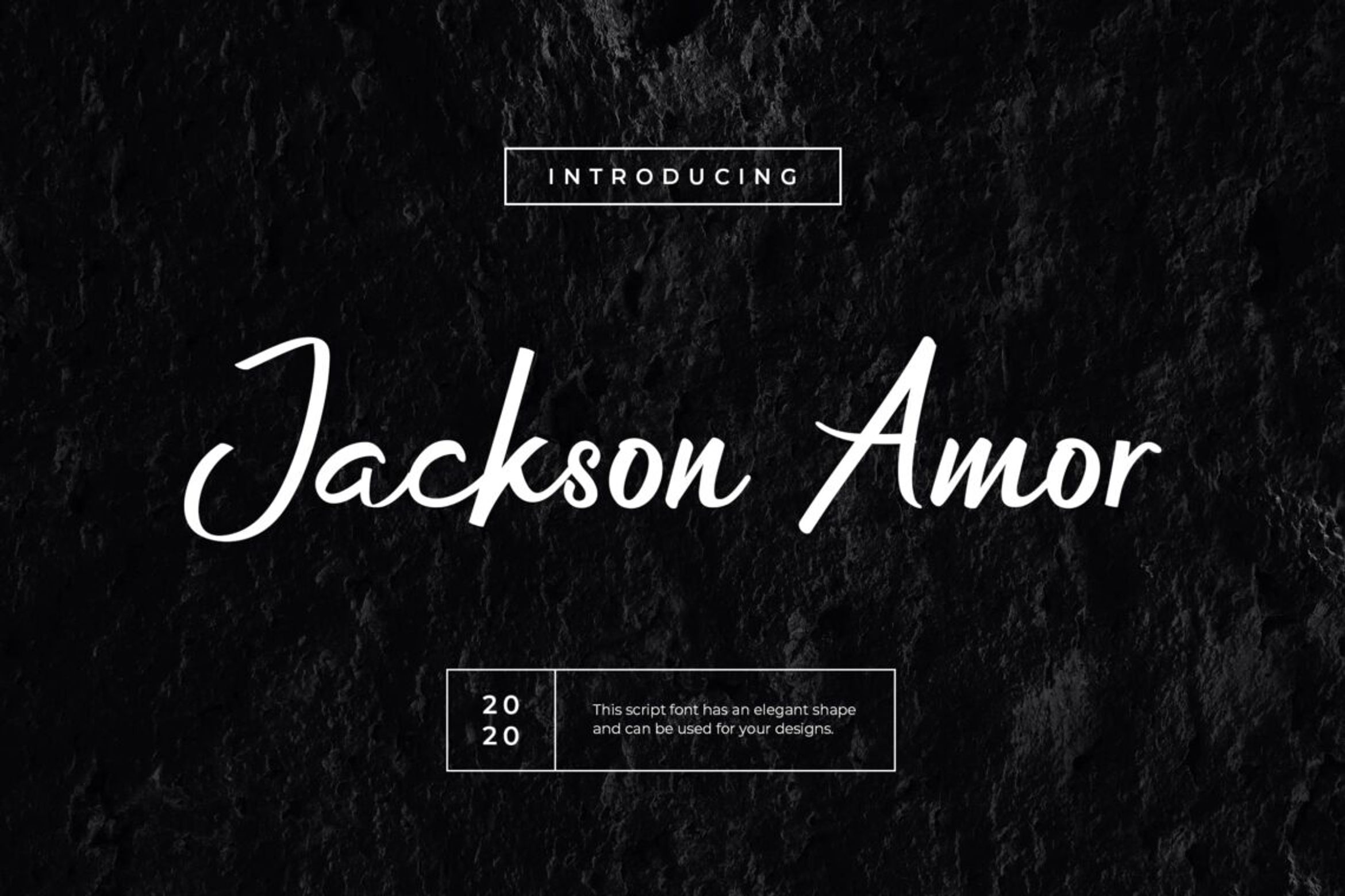 Jackson Amor Handwritten Script