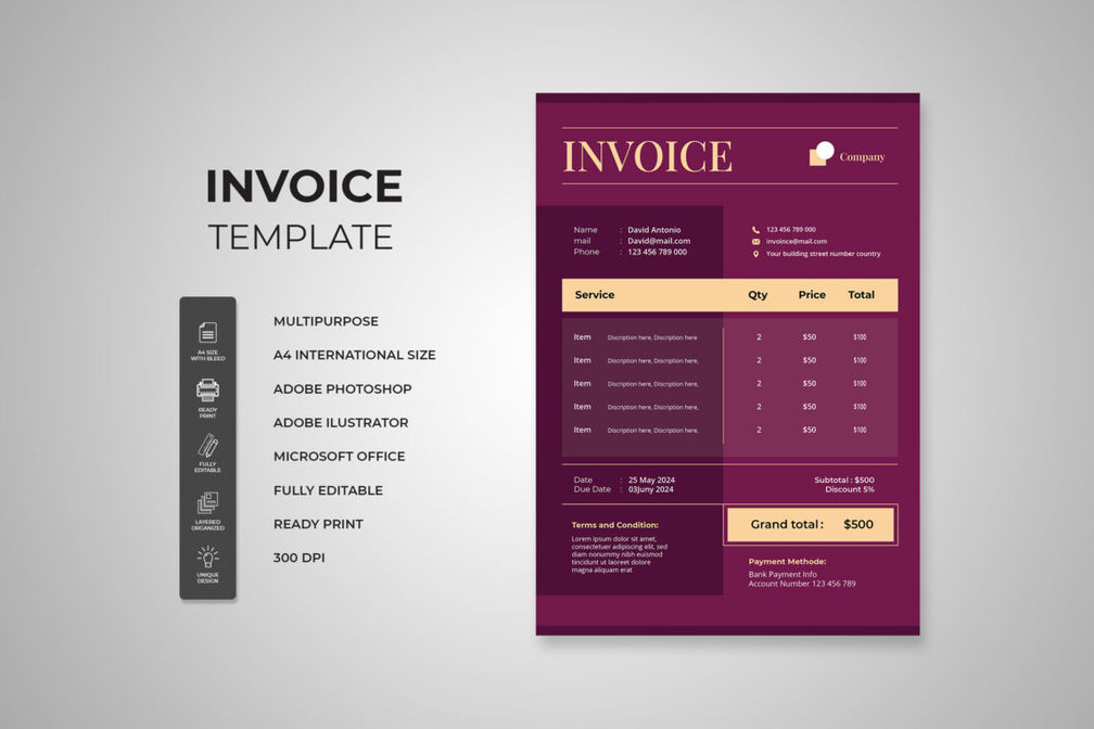 Preview Invoice 4