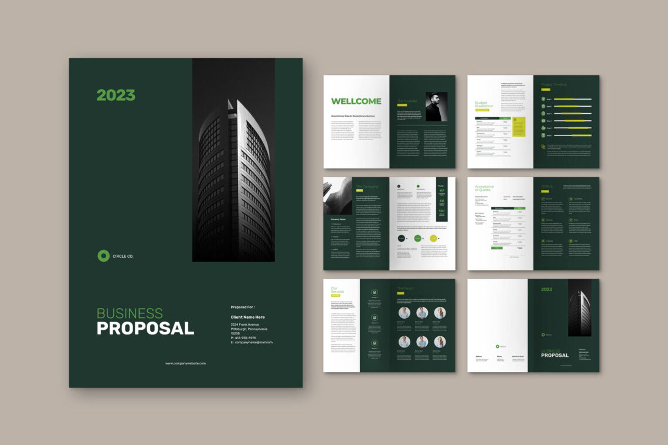 Elegant Green Theme