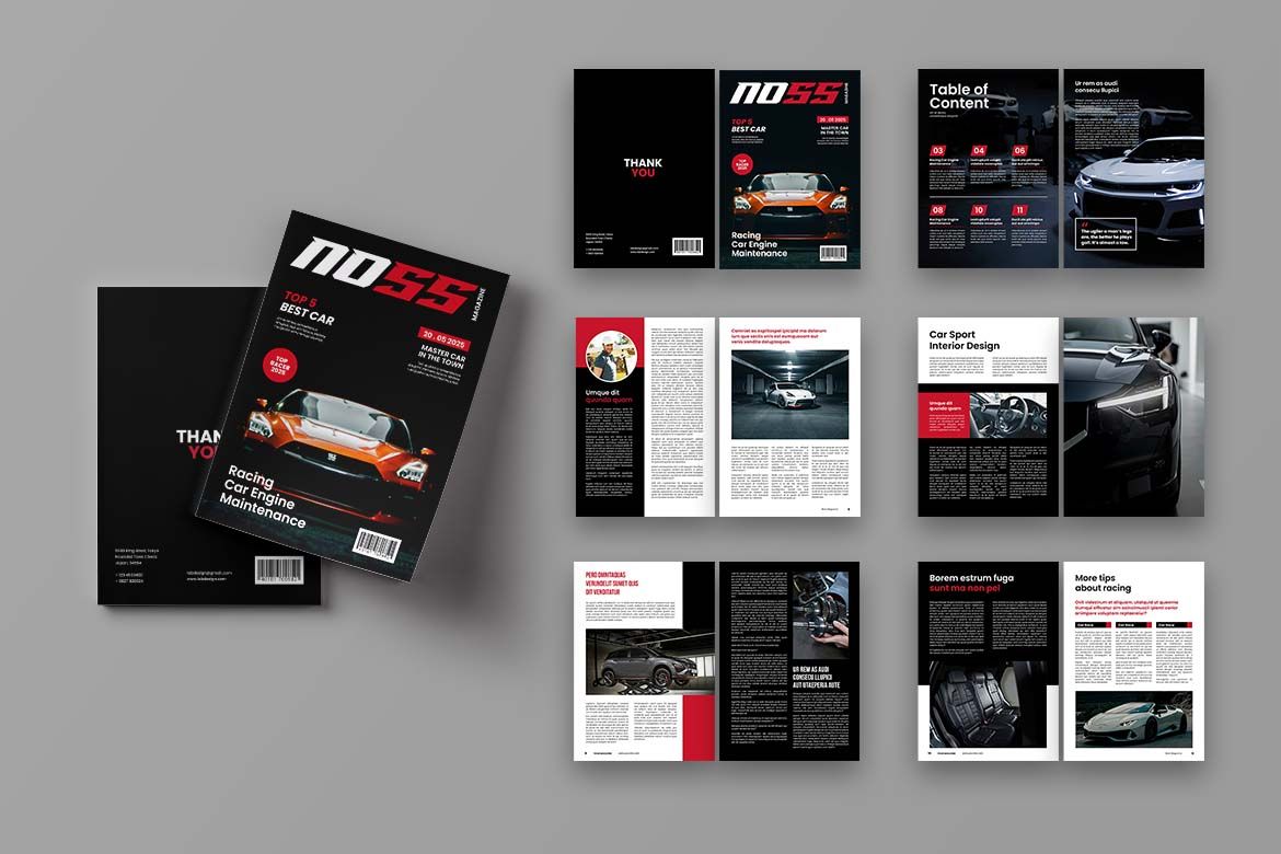 Autocar Trend Magazine Template