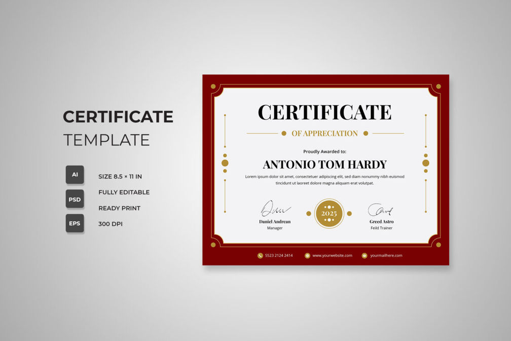 Preview Certificate 1