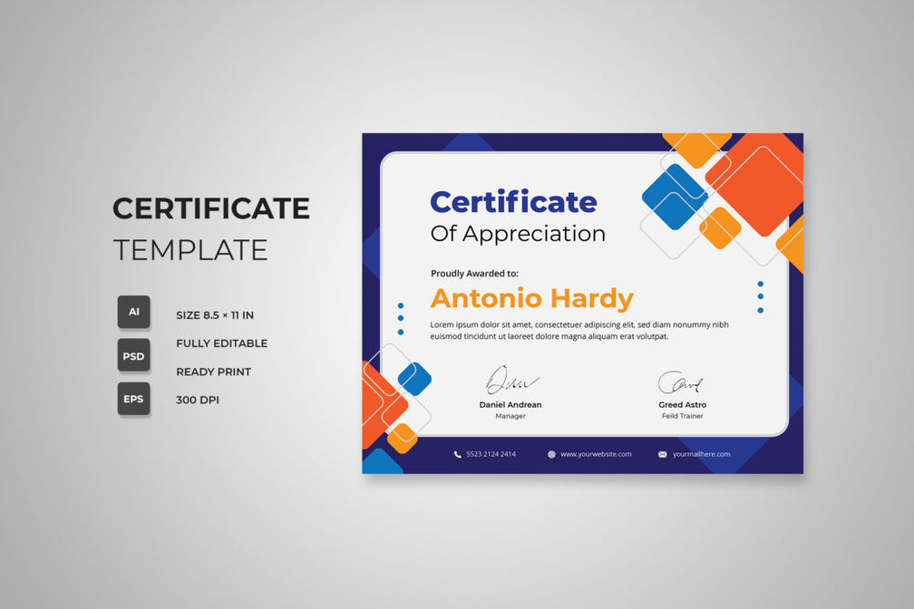Preview Certificate
